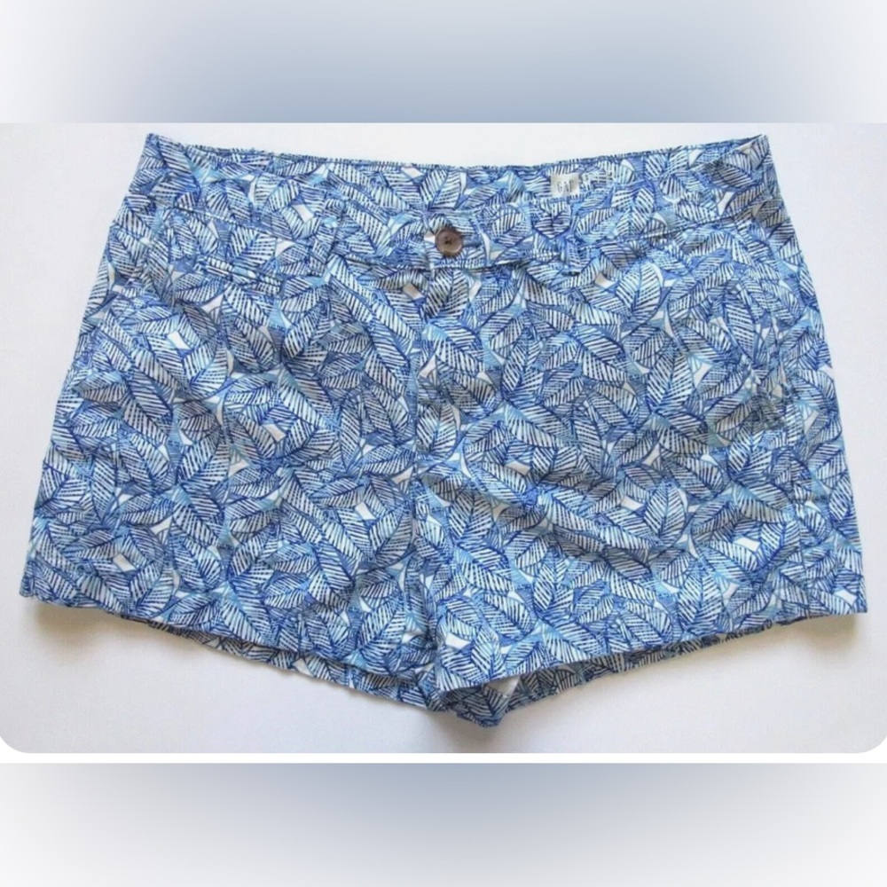 Gap Summer short, Blue Palm Print